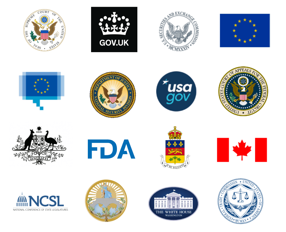 Government institution logos